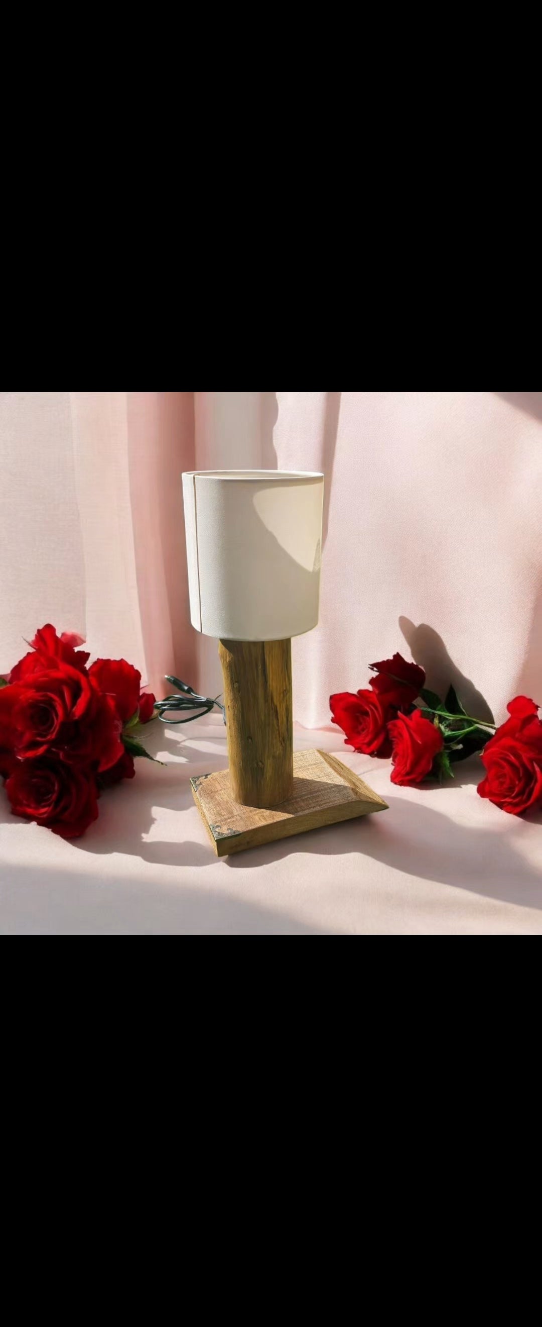 Lampe en bois flotté